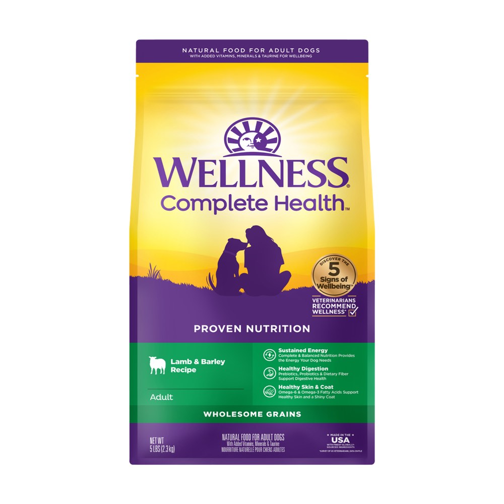 Wellness Complete Health Lamb & Barley Adult Dry Dry Dog Food