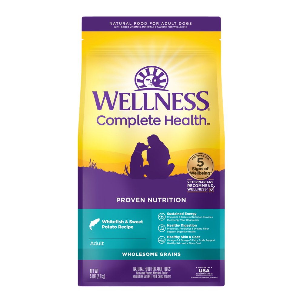 Wellness Complete Health Whitefish & Sweet Potato Adult Dry Dog Food - Kohepets