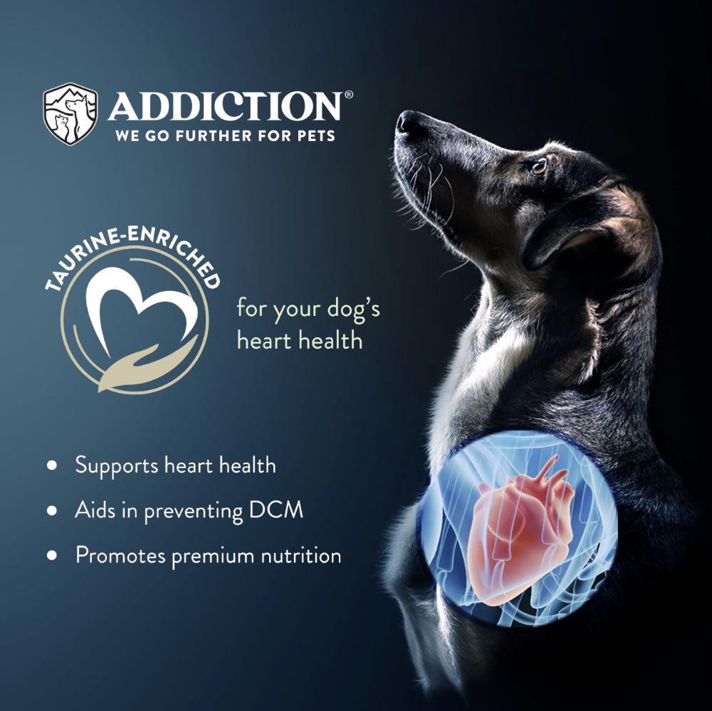 15% OFF: Addiction Herbed Lamb & Potatoes Grain Free Raw Alternative Dog Food 2lb