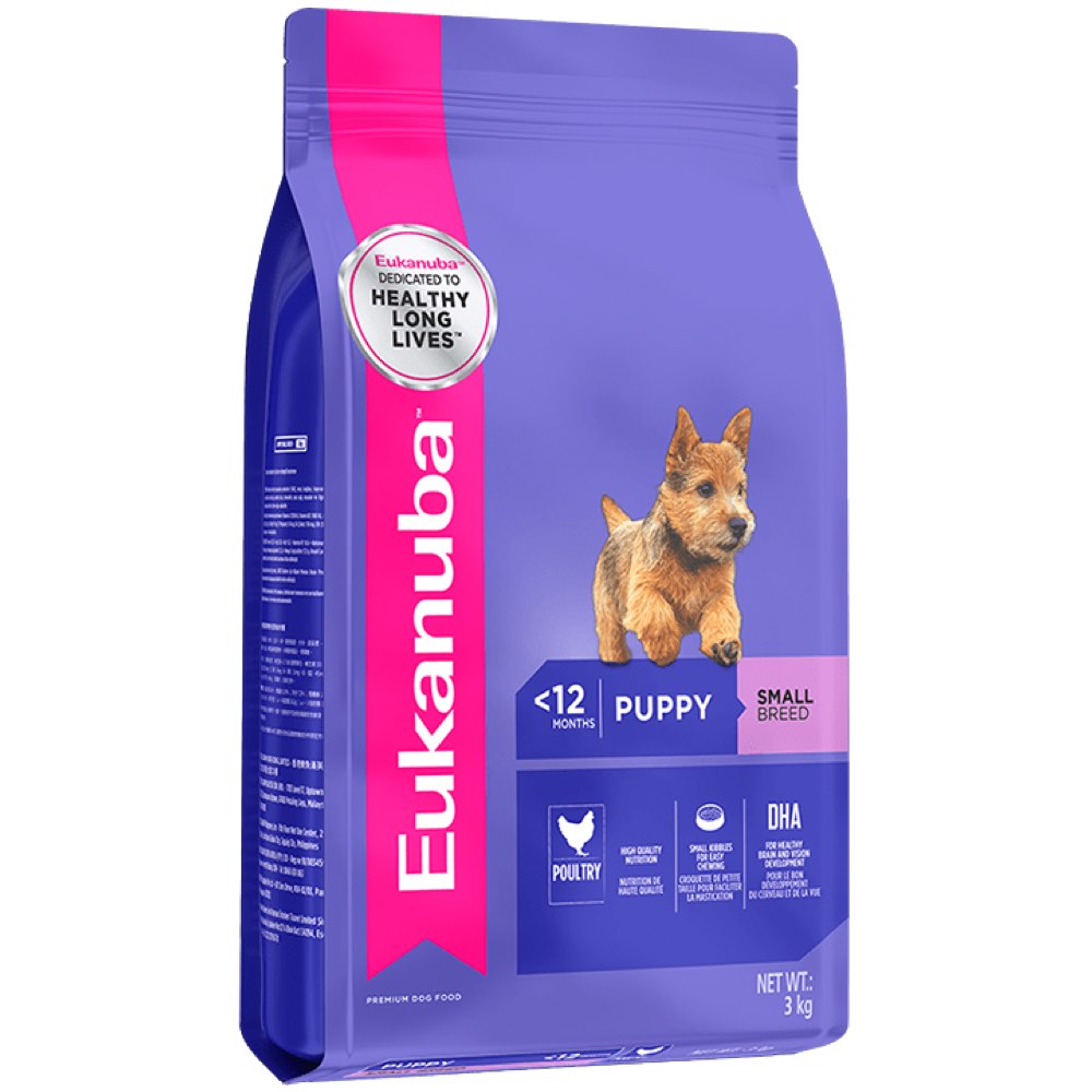 Eukanuba Puppy Small Breed Chicken Dry Dog Food