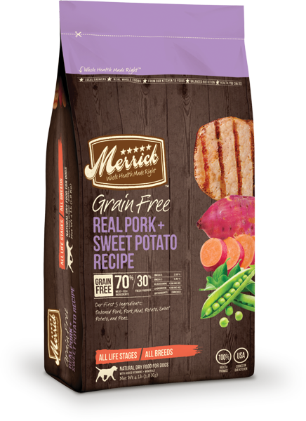 Merrick Grain Free Real Pork & Sweet Potato Dry Dog Food