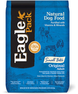 Eagle Pack Small Bites Original Pork Meal & Chicken Meal Adult Dry Dog Food