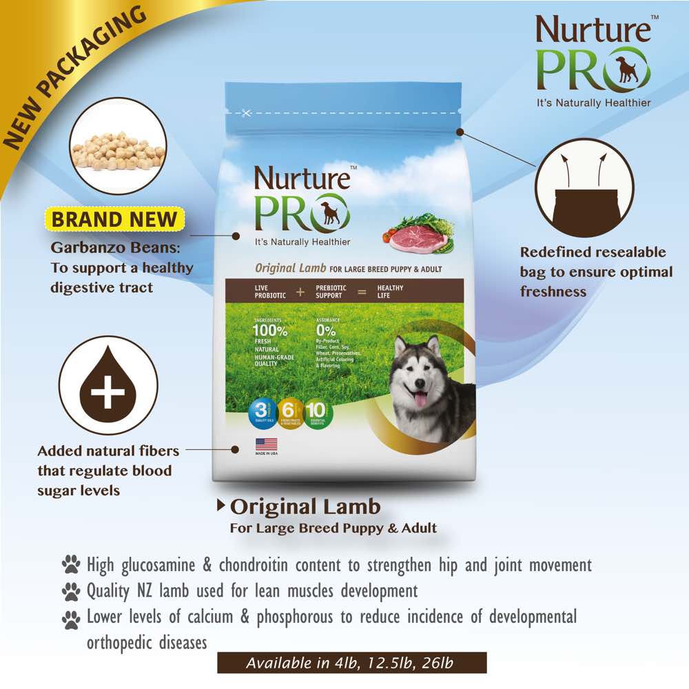 Nurture Pro Original Lamb for Large Breed Puppy & Adult Dry Dog Food