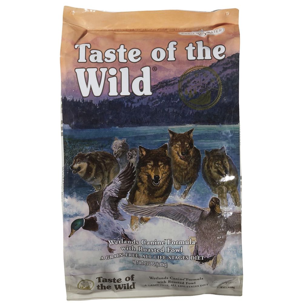 Taste of the Wild Wetlands with Roasted Fowl Grain Free Dry Dog Food